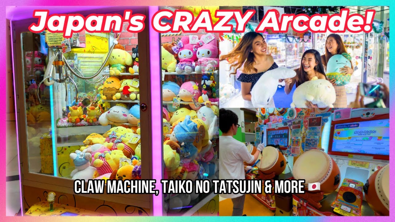 Japan's Crazy Arcade Walkthrough: Claw Machine, Taiko no Tatsujin and ...