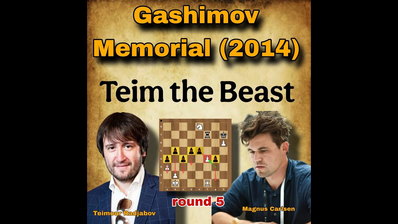 Magnus Carlsen vs Teimour Radjabov | round 5 | Gashimov Memorial (2014) | #lifestyle