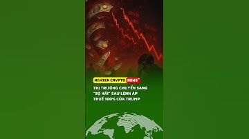 Tâm lý thị trường chuyển sang “Sợ hãi” khi Bitcoin lao dốc sau lệnh áp thuế 100% của Trump