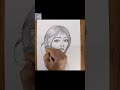 Easy drawing a girl #Shorts