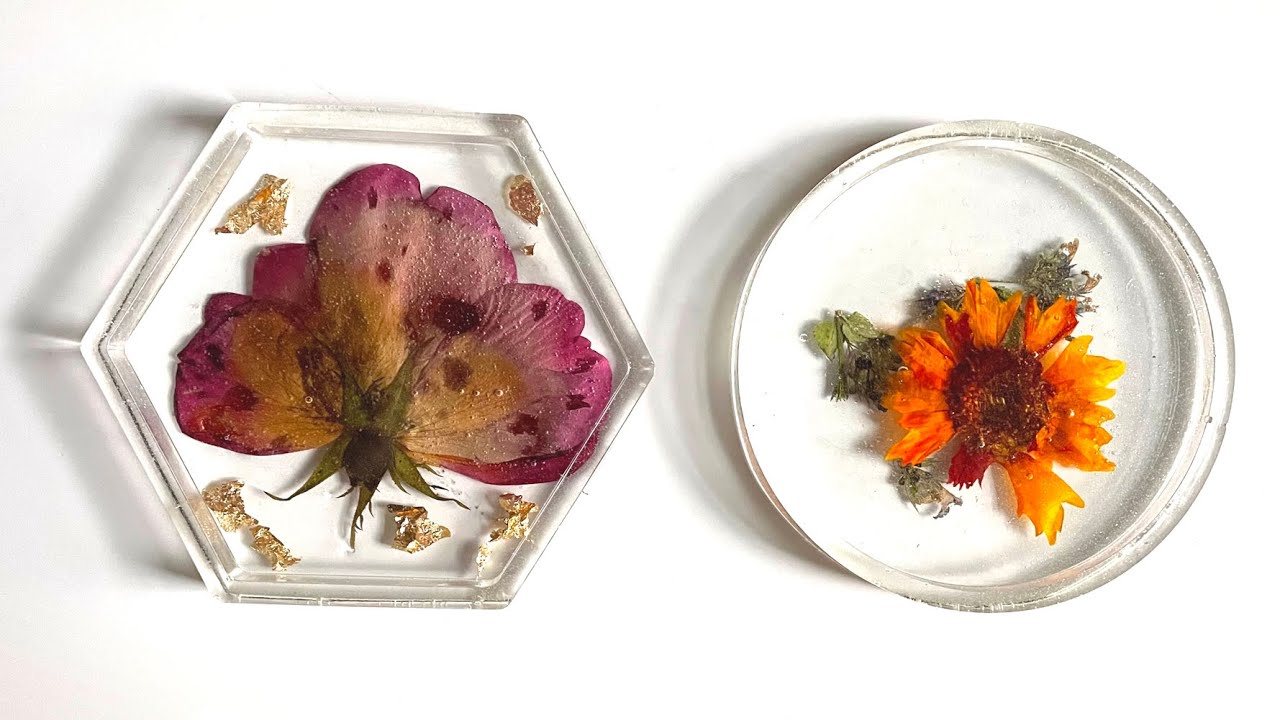 Dried Flower Resin Inclusions