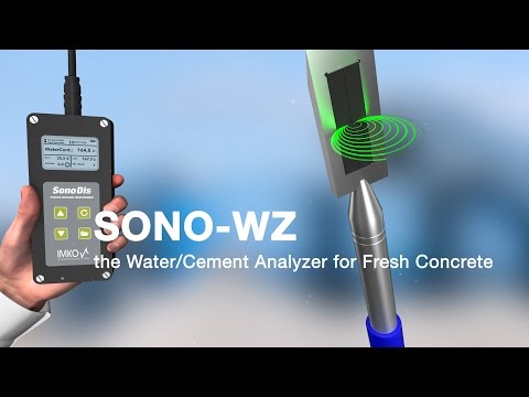 Checking the Water/Cement
