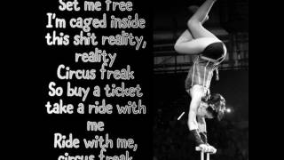 Video thumbnail of "Myah - Circus Freak(Lyrics on screen)"