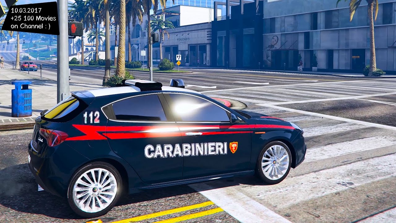 Alfa Romeo Giulietta Carabinieri Gta V 4k 60fps Gtx 1080 2160p Review Youtube