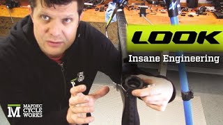 LOOK 795 Aerolite bike has incredible engineering and Custom Bottom Bracket from Hambini - SRAM AXS