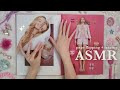 Asmr  book flip through whisper  paper sounds tracing barbie the world tour