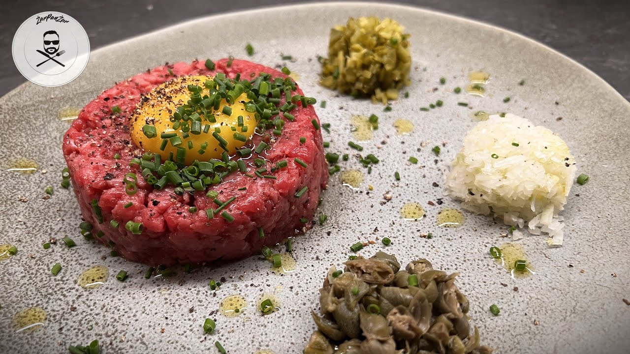 ⭐️⭐️⭐️⭐️TATAR WOŁOWY -  jak zrobić befsztyk tatarski krok po kroku. 4K