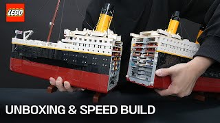 LEGO Titanic Распаковка и сборка на скорость