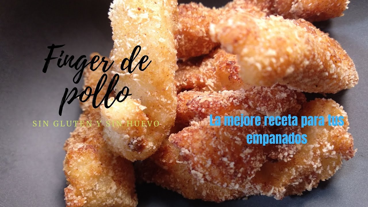 El Empanado definitivo, Sin gluten y Sin huevo. Resultados super crujientes. Finger de pollo