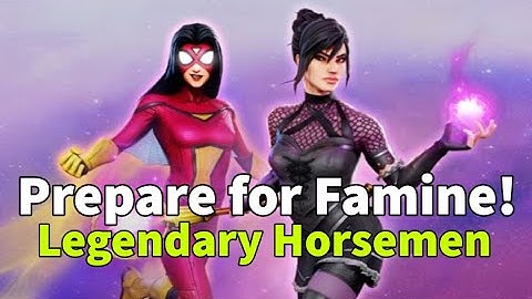 Prepare For Famine Scourge Event! The Best Teams to Use! Marvel Strike Force - Free to Play