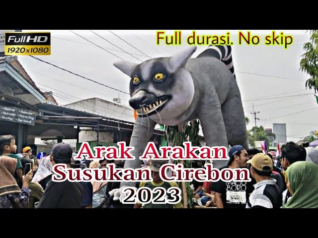 Full penonton 2023 //Arak arak Susukan cirebon #karnaval #arakarakan #rexiscirebon class=