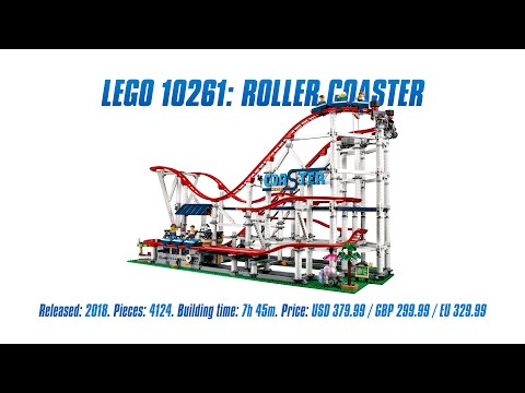 LEGO 10261: Roller Coaster: In-depth Review, Speed Build & Parts List [4K]