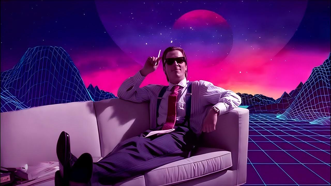 Hours фонк. Патрик Бэйтман ретровейв. Патрик Бейтман синтвейв. Patrick Bateman Synthwave. Синтвейв ретровейв.