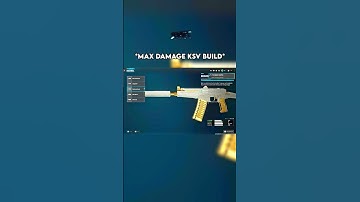 THE *MAX DAMAGE* KSV BUILD on WARZONE 👑 #warzone #callofduty #bo6 #rebirthisland #cod #shorts