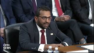 WATCH: Sen. Klobuchar questions Patel on his disparaging comments about the FBI