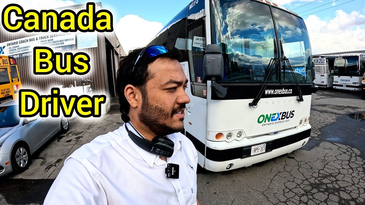 മഴയും വെയിലും ഡ്രൈവിങ്ങും ഒരു ഫീലാ. Canada bus driver - YouTube