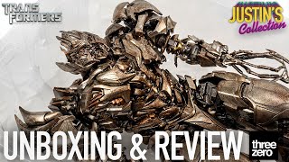 Transformers Revenge of the Fallen Megatron Threezero DLX Diecast Unboxing & Review