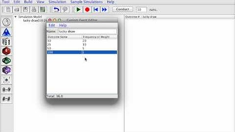 Probability simulation (lucky draw) and expected value