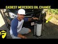 EASIEST OIL & FILTER CHANGE ON MERCEDES