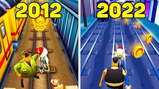 Evolution of Subway Surfers Games 2012-2022 (No Commentary)