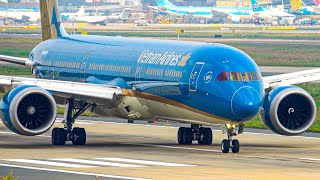 ✈️🇻🇳20 Minutes CLOSE UP HO CHI MINH CITY Plane Spotting | Tan Son Nhat Airport [SGN/VVTS]