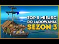 TOP 5 miejsc do lądowania w Sezonie 3! (Fortnite)