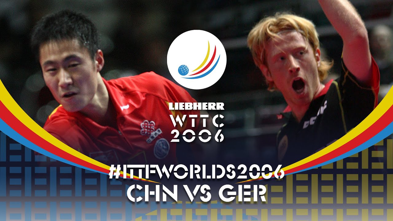 Wang Liqin vs Christian Suss | 2006 World Table Tennis