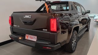 All new 2023 JMC Vigus Pro 2.0L 4WD Pick Up- Brown Color | Exterior and Interior