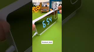 Digital Multicolor, Digital Alarm Table Clock with Projector Display Snooze Function Clock #clock