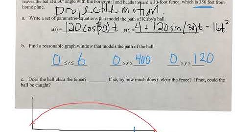 Parametric baseball problem
