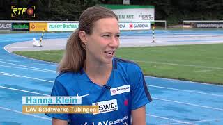 Hanna Klein, deutsche Meisterin 1500 m, LAV Stadtwerke Tübingen