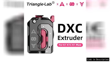 Trianglelab&Phaetus DXC Extruder Without Motor Extrusion Mechanism Kit For CREALITY K1 K1C K1 Max 3D