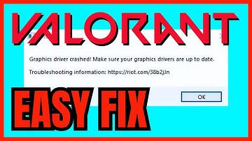 How To FIX Valorant Graphics Driver Crash Error (ALL FIXES 2024)