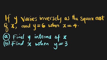 Inverse Variation
