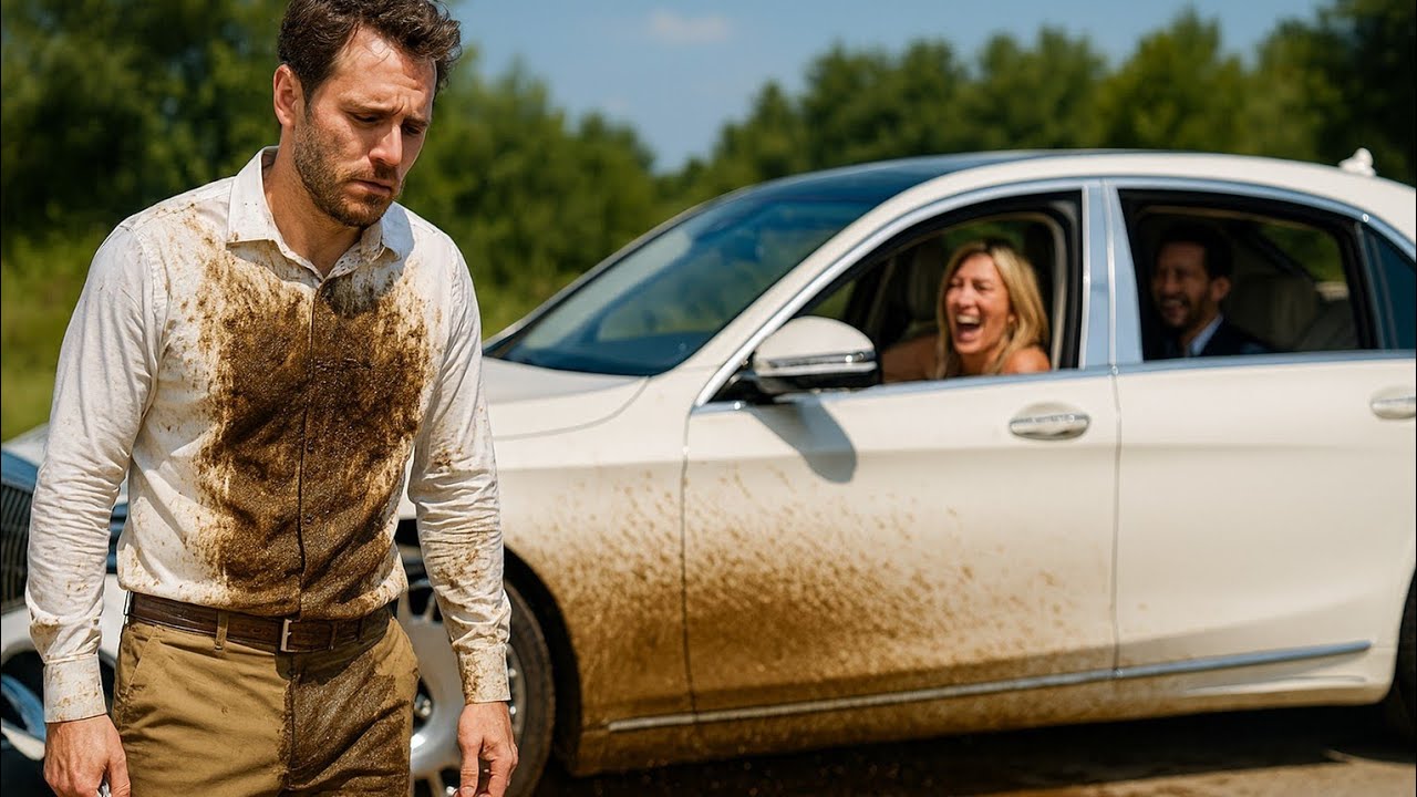 Unaware Her Ex-Husband Is the Lost Son of a Multi-Billionaire, She Splashes Mud Water on Him While 