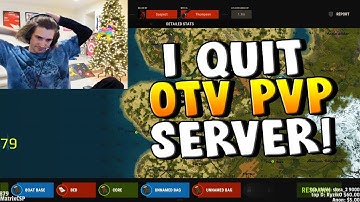 xQc on quitting OTV pvp rust server and joining the roleplay server - OTV & Friends Rust Server
