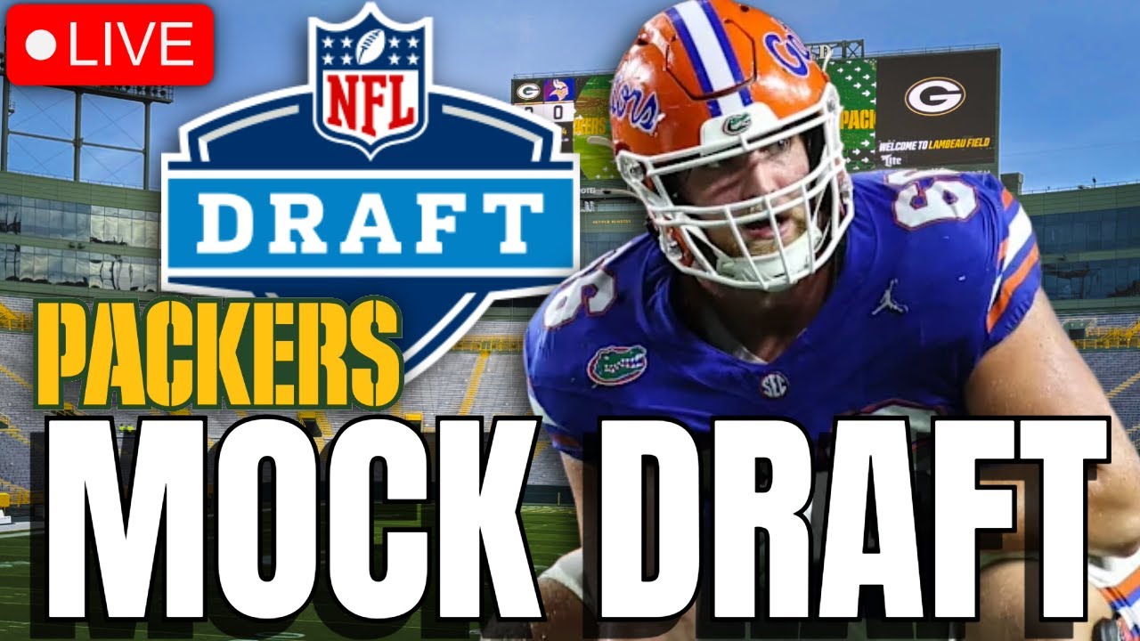 🏈 LIVE MOCK DRAFT: Packers 2026 Mock Draft Fixing The OL Without a 1st Round Pick!