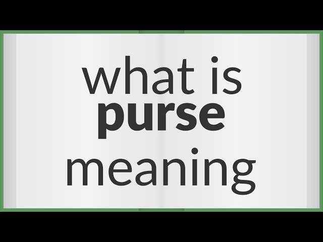 Correct spelling for purse [Infographic] | Spellchecker.net