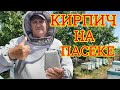 Кирпич на пасеке!?!? Очень помогает и я к этому привык...