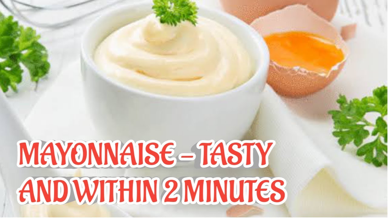 INSTANT MAYONNAISE HOMEMADE TASTY AND CREAMY 2020 LOCKDOWN
