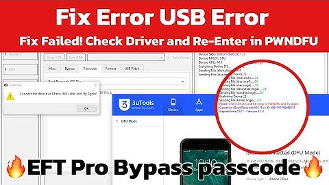 How to Fix Error Boot Passcode iOS15.x With EFT Pro