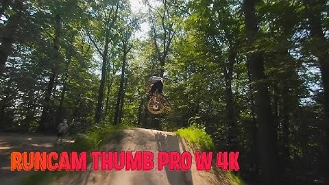 Runcam Thumb Pro W 4K Bikepark footage (Gyroflow stabilized)