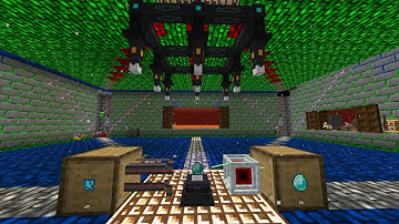 Minecraft All The Mods Volcano Block Ep8 "Mob farm kinda in a volcano!"