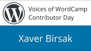 Voices of WordCamp Contributor Day: Xaver Birsak