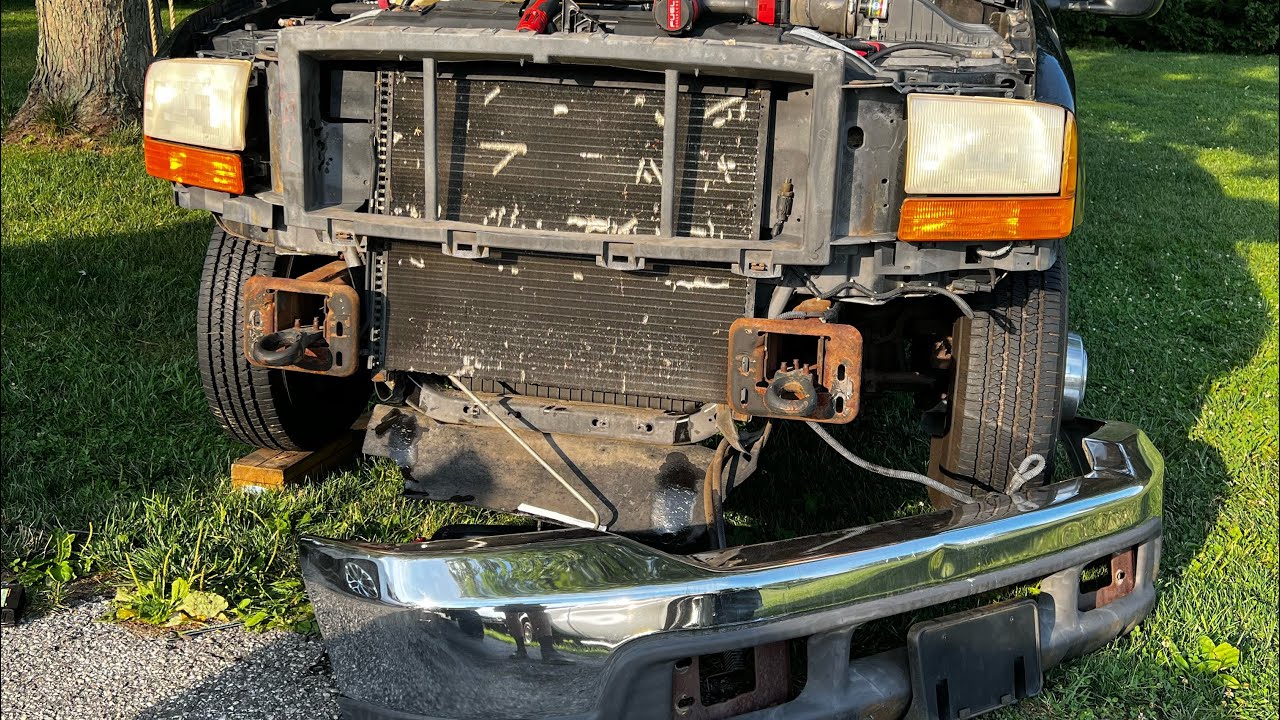 334 Upgrading the Transmission cooler on my 7.3 powerstroke YouTube