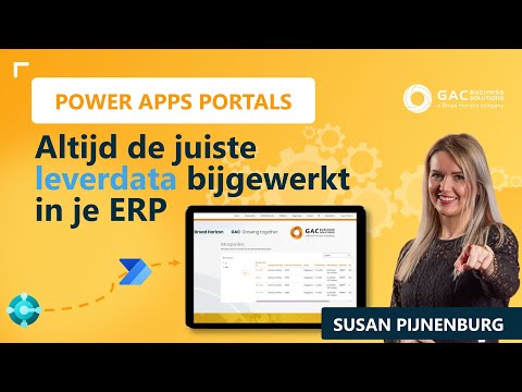 Power Apps Portals - Leveranciersportaal: altijd de juiste leverdata bijgewerkt in je ERP