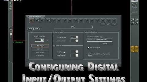 Configure Input Output Settings on Alnet Home or Business Security Camera DVR Cards
