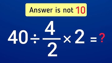 Most People Get This Math Problem Wrong | KCF & PEMDAS #mentalmath #pemdas #mathpuzzle