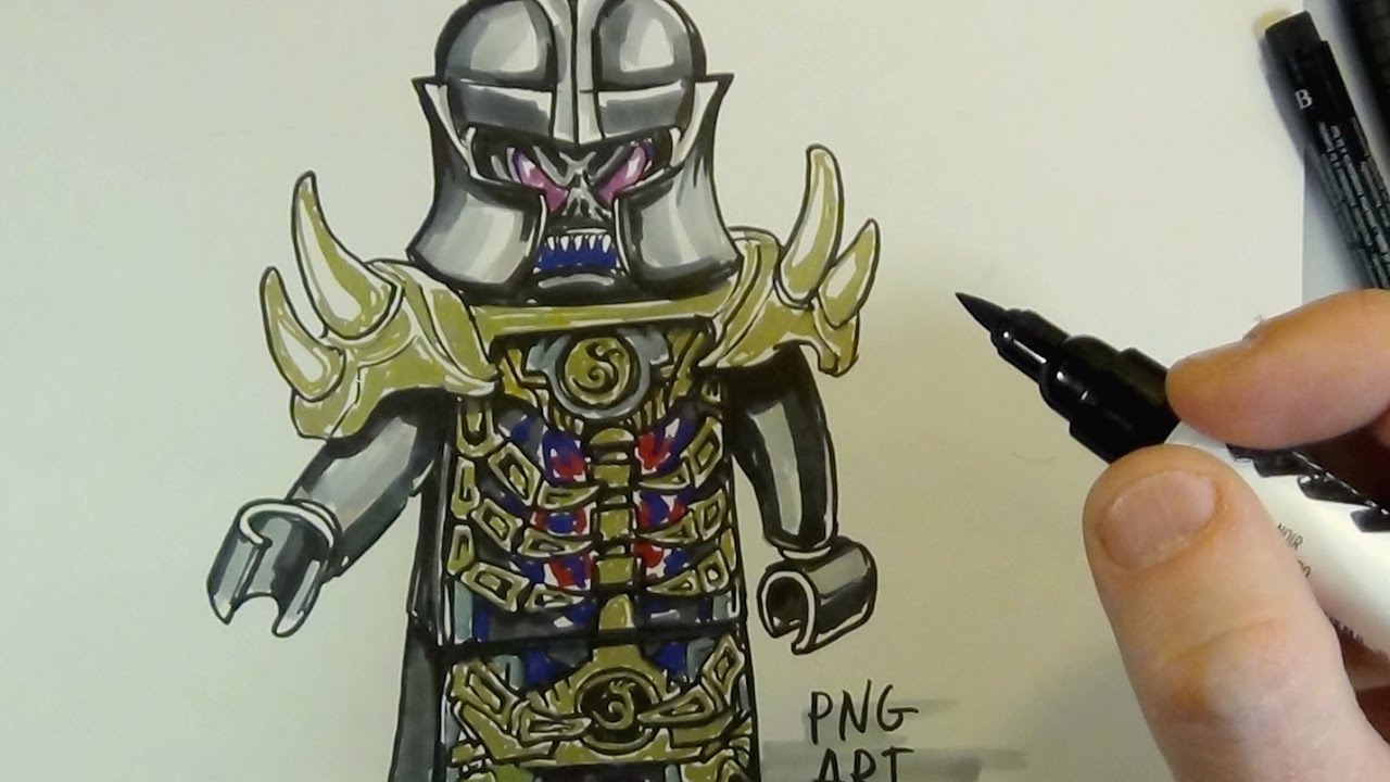 How to draw EVIL OVERLORD#NINJAGO#LEGO - YouTube