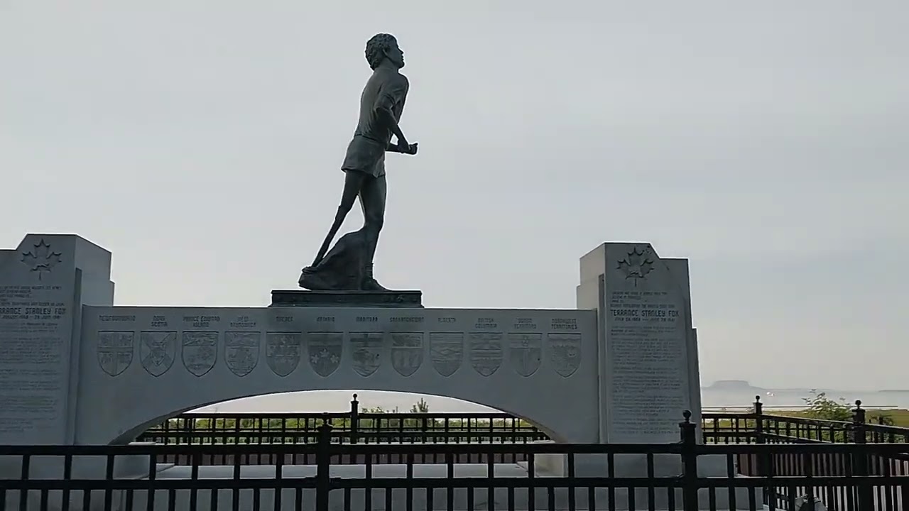 Terry Fox Memorial in Thunder Bay Canada